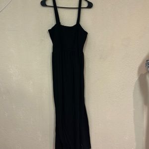 Target Womens black smocked maxi-dress size L